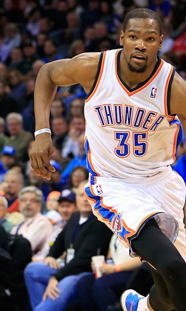 Durant, Ibaka combine for 52 points to lead Thunder past Grizzlies